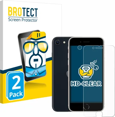 A product packaging for screen protectors, with a smartphone and a screen protector shown.