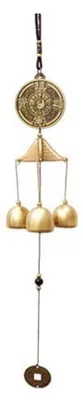 Produktbild von Windspiel Feng Shui Glocke Metall 30 cm Hängende Dekoration mit Klang