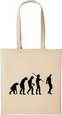 Produktbild von Huuraa Baumwollbeutel Evolution Fitness Geschenk Einkaufstasche Natural 10 Liter Baumwolle Evolution Fitness Accessoire