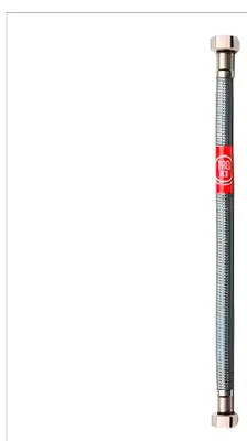 Imagen del producto de Flexible sanitario de acero inoxidable, rosca de 3/8 de pulgada, 20 cm