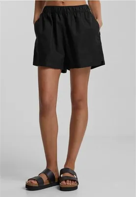 Produktbild von Damen Shorts Urban Classics, Leinen-Mix, Boxershorts, schwarz - Größe XL