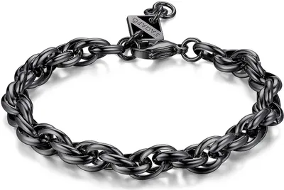 Produktbild von Armbanden   Kettenarmband Sagapò Schwarz   Kollektion Ripple - mann