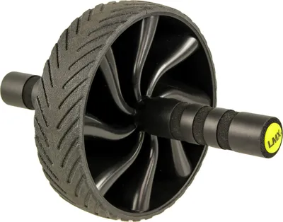 Produktbild von Bauchtrainer LMX1401 mit breitem, stabilem Rad und ergonomischen, rutschfesten Griffen