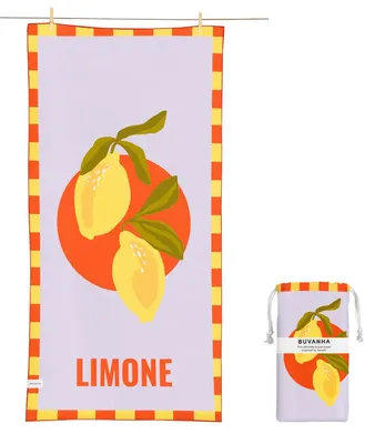 Zdjęcie produktu dla Ręcznik podróżny Buvanha Amalfi – 200 x 90 cm – mikrofibra