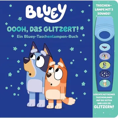 Image de Phoenix International Taschenlampen-Soundbuch Bluey Das glitze