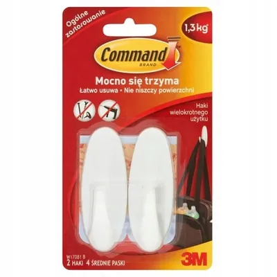 Obrázek produktu pro Samolepicí háčky Command, 2 ks