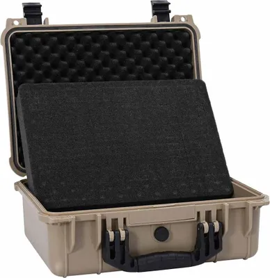 Produktbild von vidaXL Hartschalenkoffer Sand 40.5 x 33 x 17,5 cm Polypropylen und ABS