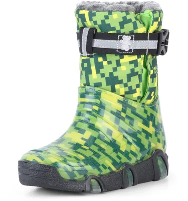 Produktbild von Ladeheid Kinder Mädchen Jungen Schneestiefel Gummistiefel gefüttert LAZT008 (05-Grün, 27/28 EU)