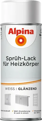 Produktbild von Alpina Sprühlack für Heizkörper 400 ml weiß glänzend