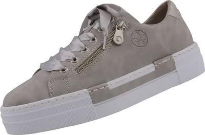 Produktbild von Rieker Damenschuhe Schnürschuhe Sportive Sneaker Grau, Schuhgröße:39 EU