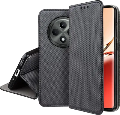 Zdjęcie produktu dla Etui do Oppo Reno 12 F 5G | 12 FS 5G SMART MAGNET CASE PORTFEL + SZKŁO 9H