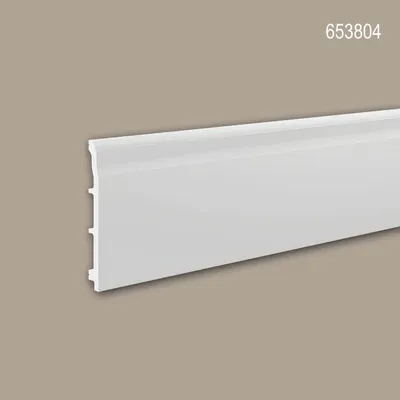 Produktbild von Profhome 653804 Sockelleiste Fußleiste Zierleiste Stuckleiste 2 m