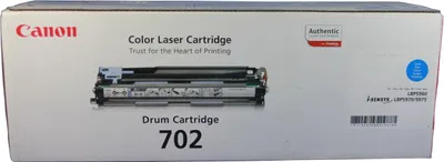 Productafbeelding van Canon drumcartridge 702 C, 40.000 pagina's, cyaan