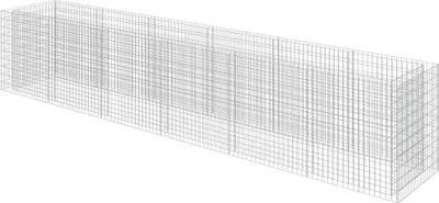 Obrázek produktu pro vidaXL Gabionové zvýšené lůžko z pozinkované oceli 540 × 90 × 100 cm