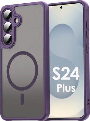 Produktbild von Handyhülle für Samsung Galaxy S24 Plus Matt Case Schutzhülle Kratzfest Passgenau Lila