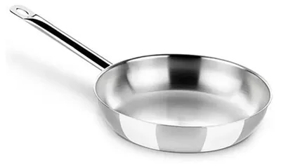 Produktbild von BRA A121613, Rund, Allzweckpfanne, Edelstahl, Edelstahl, Gas, Induktion, 26 cm