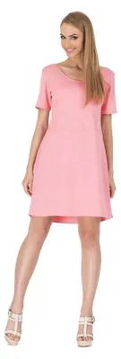 Produktbild von Kleid mit Schleife Mini Kleid; Koralle S/36