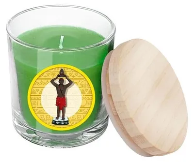 Immagine prodotto di Solidchoice - Candela profumata in barattolo di vetro con coperchio, dimensioni 7 x 7 x 8,5 cm