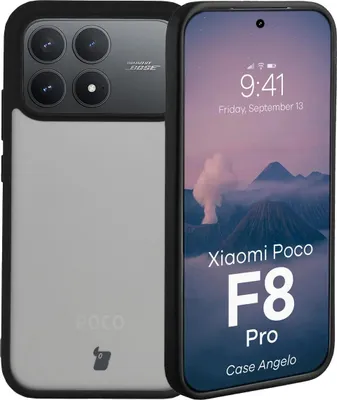 Produktbild von Handyhülle für Xiaomi POCO F8 Pro, Bizon Case Angelo, Getönte mit schwarzem Rahmen