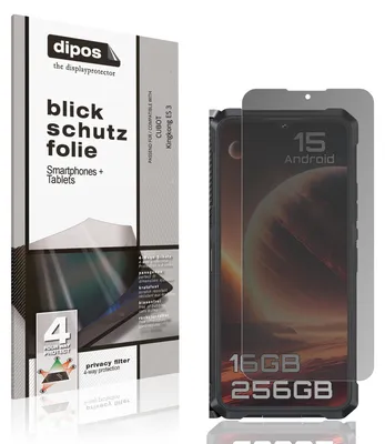 Produktbild von Blickschutzfolie für CUBOT Kingkong ES 3 matt Schutzfolie Folie Display Schutz dipos