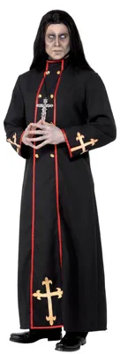 Zdjęcie produktu dla Kostium księdza na Halloween dla dorosłych M