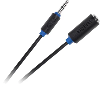 Zdjęcie produktu dla Kpo3951-5 Kabel Jack 3.5 Wtyk-Gniazdo 5M Cabletec