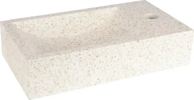 Produktbild von Differnz Handwaschbecken Hura L 40 x 22 cm Terarzzo beige 38.006.33