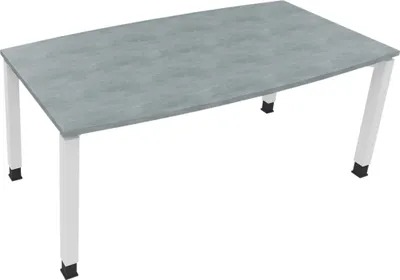 Produktbild von Bespr.ti. Tonneau Vierfuß Quadrat B1800xT800/900xH680-820 ws/Beton