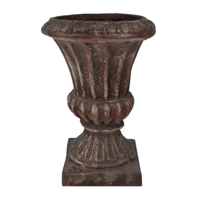 Obrázek produktu pro Květináč Clayre & Eef 40x40x52 cm Hnědý oxid hořečnatý (MGO)