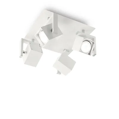 Produktbild von Moderne Deckenleuchte Maus Metall Weiß 4 Lichter Gu10