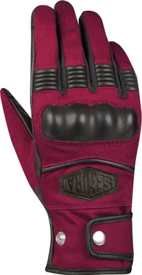 Produktbild von Segura Tampico Damen Motorrad Handschuhe, schwarz/dunkelrot, 7 (L)