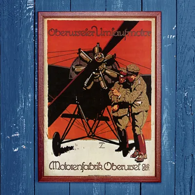 Produktbild von Dekoratives Plakat - Das Fahrzeug der Flucht des Krieges - A2 (42 cm x 59,5 cm)