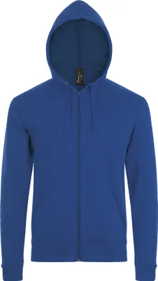 Productafbeelding van SOLS Heren Stone Fleecejack met capuchon, model PC2784 (maat 2XL), marineblauw