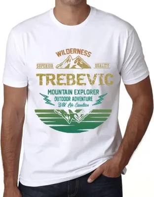 Produktbild von Herren Grafik T-Shirt Outdoor-Abenteuer Wildnis Bergforscher trebevic – Outdoor Adventure, Wilderness, Mountain Explorer Trebevic – Öko-Verantwortlich