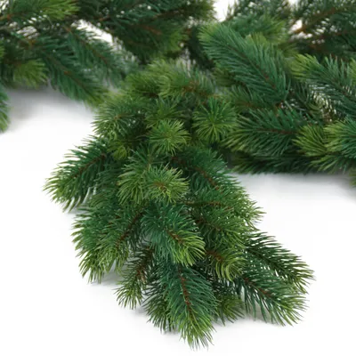 Produktbild von Künstliche, buschige Tannengirlande 170cm, 200 Tannentriebe Winterdeko