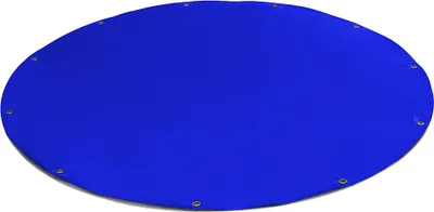 Image de (600g/m²) Bâche ronde de camion/PVC avec œillets de 20mm (bleu RAL5002, 300 cm) Couverture de piscine Bâche de piscine Bache de protection