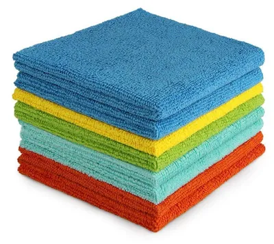 Immagine prodotto di Panni in microfibra per la pulizia, confezione da 8 pezzi, dimensioni 30x30 cm, disponibili in vari colori