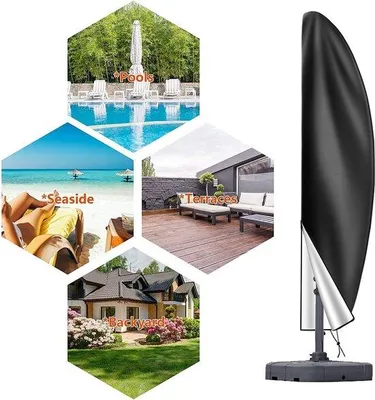 Produktbild von Famanu Schutzhülle für Sonnenschirme - 280 cm H x 81 cm B