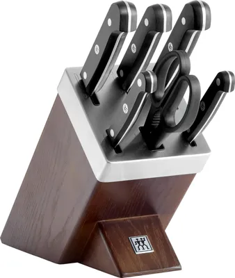 Produktbild von ZWILLING Gourmet, Messer-Block/Besteck-Set, Edelstahl, Kunststoff, Holz, Edelstahl, Holz