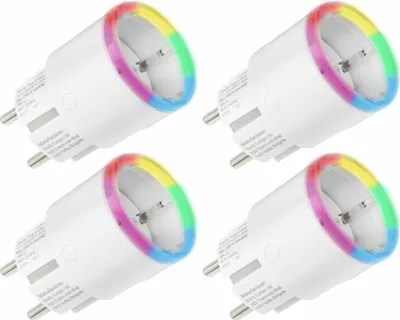 Immagine prodotto di SHELLY Presa di corrente WLAN Plug S Gen3, bianco, 4 pezzi | Smart Plug con Matter | 2500 W, 12 A | supporta Apple HomeKit, Alexa, Google Assistant | Gestione energetica della casa intelligente