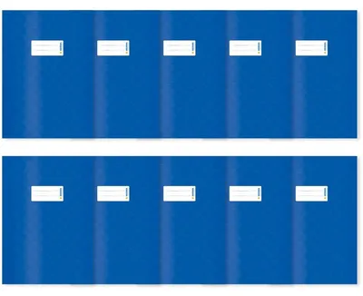 Produktbild von Heftschoner PP A4 gedeckt dunkelblau VE=10 Stück