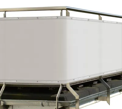 Produktbild von Sol Royal Balkon Sichtschutz PES SolVision PB2 Weiß, 90x500cm