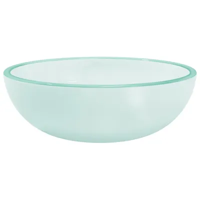 Zdjęcie produktu dla vidaXL Umywalka ze szkła hartowanego 35x12 cm matowa