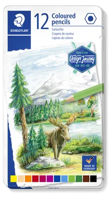 Produktbild von STAEDTLER 146C Farbstift Metalletui mit 12 Farbstiften Farben