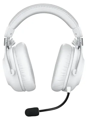 Produktbild von Logitech G PRO X 2 LIGHTSPEED Headset, Kabellos, Gaming, 20 - 20000 Hz, 345 g, Kopfhörer, Weiß