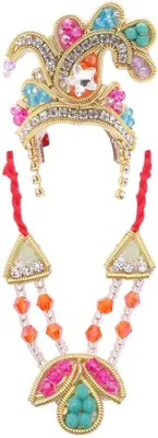 Zdjęcie produktu dla Indische Traditionelle Schmuckset für Götter, Mehrfarbig, 1,5"