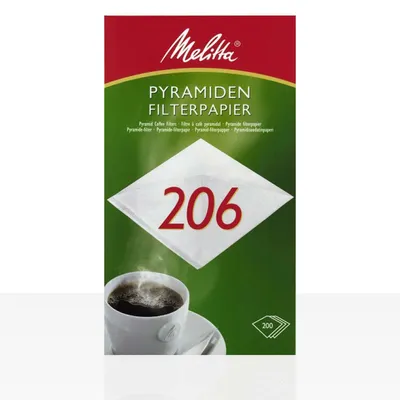 Obrázek produktu pro Melitta 200658, Pohár, Jednorázový kávový filtr, Papír, Bílá, Melitta 608, 620, 200 kusů