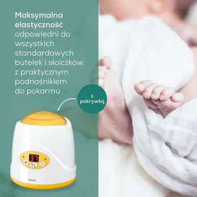 Zdjęcie produktu dla Beurer BY 52, podgrzewacz do butelek i żywności dla niemowląt,.