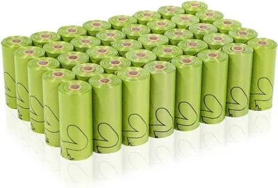 Productafbeelding van Famanu hondenpoepzakjes, biologisch afbreekbaar - 600 stuks, gemaakt van duurzaam en gerecycled materiaal