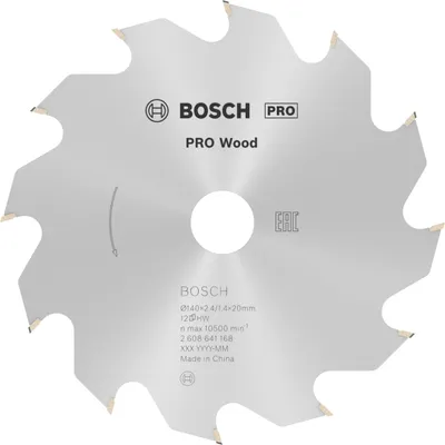 Imagen del producto de Disco de sierra circular Optiline Wood, 140 x 20/12,7 x 2,4 mm, 12 unidades